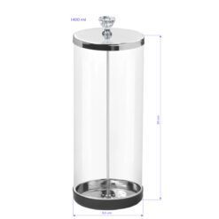 Lasisäiliö työkalujen desinfiointiin 1400 ML