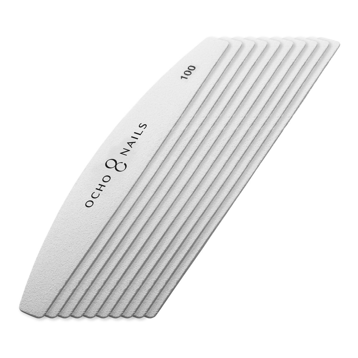 Ocho Nails vaihtopaperit puolikuuviilaan, 100, 10 kpl Ocho Nails vaihtopaperit puolikuuviilaan, 100, 10 kpl