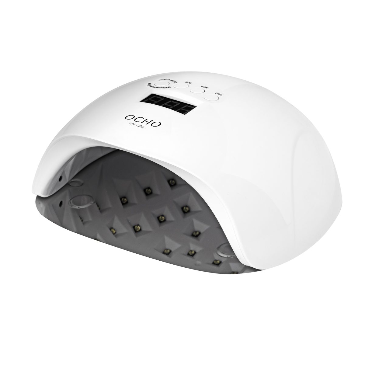 Ocho Nails X13 UV/LED-kynsilamppu 65W, valkoinen – peilipohjalla Ocho Nails X13 UV/LED-kynsilamppu 65W, valkoinen – peilipohjalla