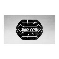 Lattiajalusta suurennuslasivalaisimelle ELEGANTE Pöytäimuri pöytään sisäänrakentamiseen, hopeanvärinen