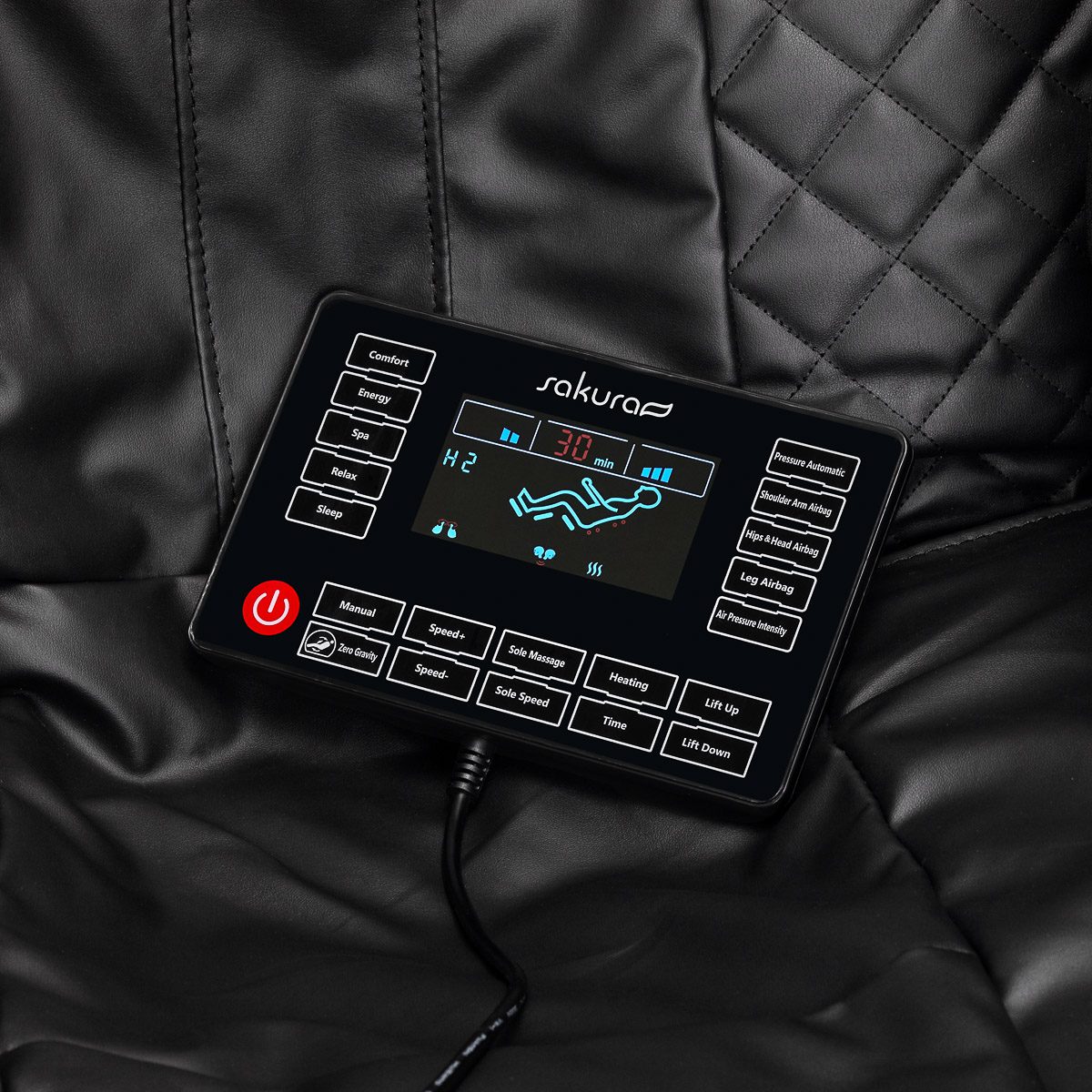 Sakura Classic 305 -hierontatuoli, puujäljitelmä. Sakura Classic 305 -hierontatuoli, puujäljitelmä.