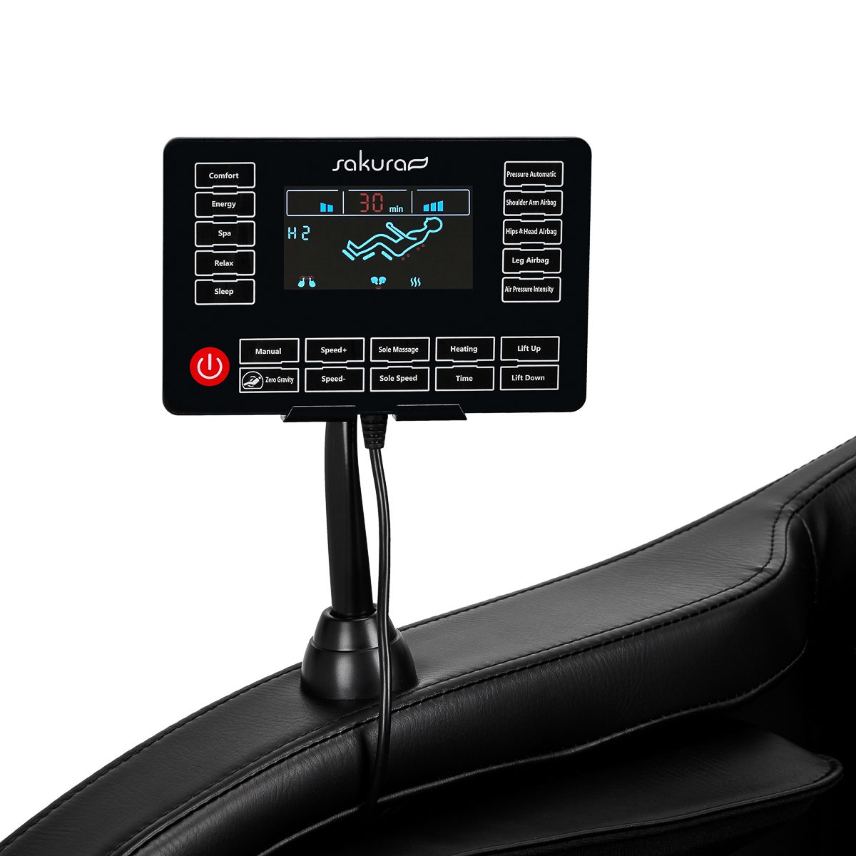 Sakura Classic 305 -hierontatuoli, puujäljitelmä. Sakura Classic 305 -hierontatuoli, puujäljitelmä.