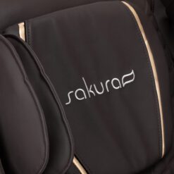 Sakura hierontatuoli Classic 306A – tumma puun ja nahan yhdistelmä