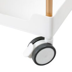 Apupöytä 127 – valkoinen / kullanvärinen