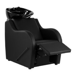 Gabbiano Carmen kampaamopesuallas säädettävällä jalkatuella, musta