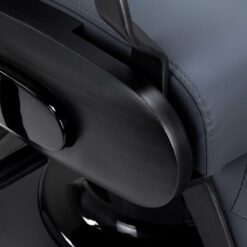 Gabbiano parturituoli Francesco – grafiitinharmaa, harjattu musta runko