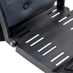 Gabbiano parturituoli Francesco – grafiitinharmaa, harjattu musta runko