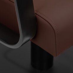 Gabbiano Porto - kampaamotuoli, musta–tummanruskea