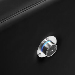 Gabbiano Sylvia – musta pesupaikka sähköisellä jalkatuella ja selkähieronnalla