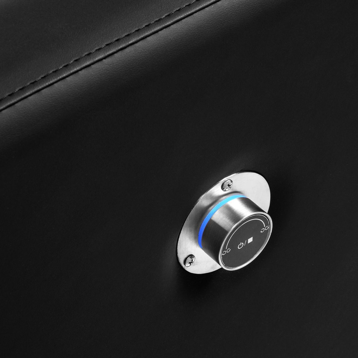 Gabbiano Sylvia – musta pesupaikka sähköisellä jalkatuella ja selkähieronnalla Gabbiano Sylvia – musta pesupaikka sähköisellä jalkatuella ja selkähieronnalla