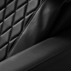 Gabbiano Sylvia – musta pesupaikka sähköisellä jalkatuella ja selkähieronnalla