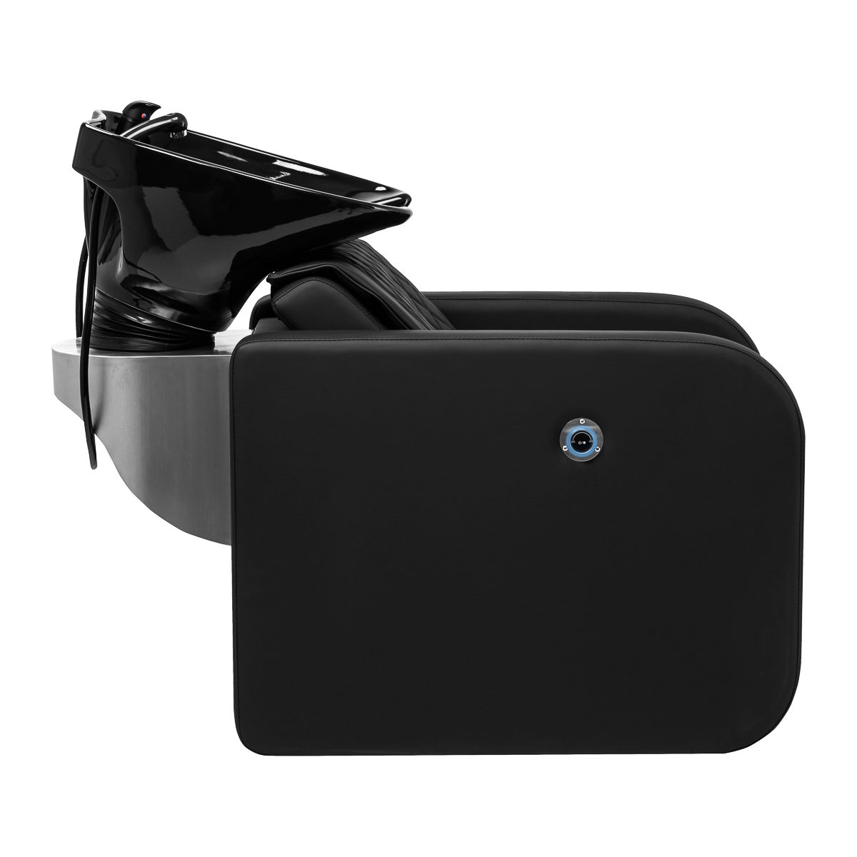 Gabbiano Sylvia – musta pesupaikka sähköisellä jalkatuella ja selkähieronnalla Gabbiano Sylvia – musta pesupaikka sähköisellä jalkatuella ja selkähieronnalla