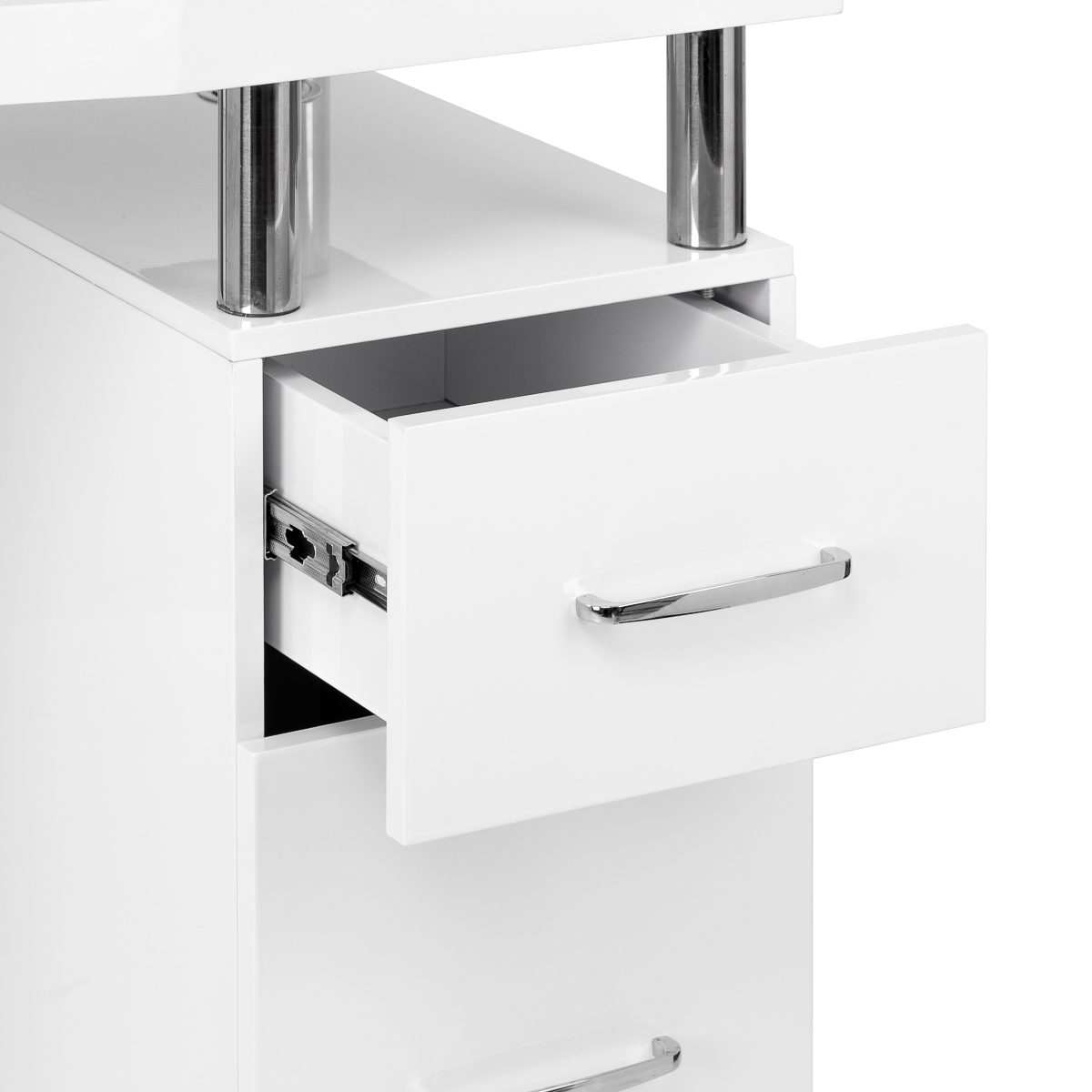 MOMO L03 Kosmetiikkapöytä sisäänrakennetulla pölynsieppaajalla MOMO L03 Kosmetiikkapöytä sisäänrakennetulla pölynsieppaajalla