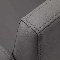 Gabbiano kampaamotuoli Sevilla, harmaa, musta jalusta