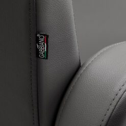 Gabbiano kampaamotuoli Sevilla, harmaa, teräsjalusta