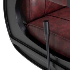 Hair System parturituoli BM88066B, viininpunainen, musta runko