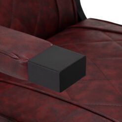 Hair System parturituoli BM88066B, viininpunainen, musta runko