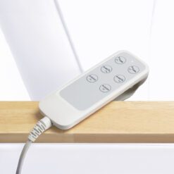 Sähkökäyttöinen hoitotuoli Sillon Lux, 3 moottoria, kylmän valkoinen