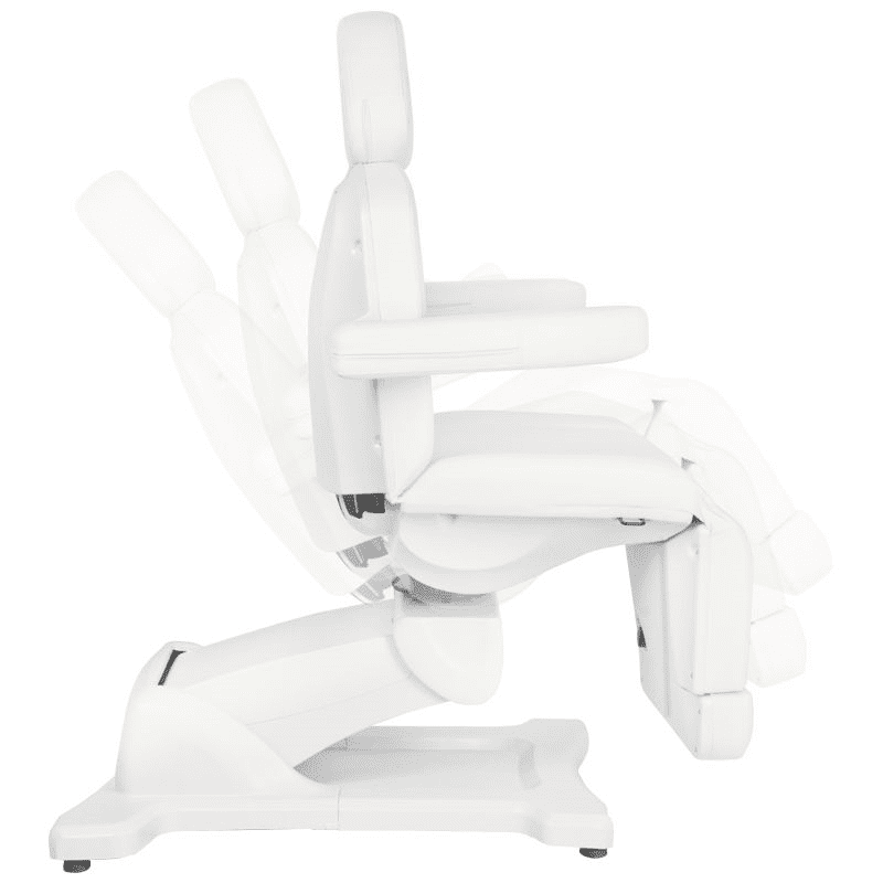 Hoitotuoli AZZURRO 869AS PEDI, kääntyvä, 5 moottoria, valkoinen AZZURRO 838 SPA hoitopeti, 4 moottoria