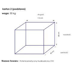 Hoitotuoli hydraulinen A 210 harmaa