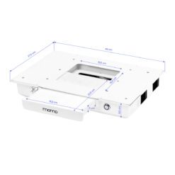 Kynsipöytä MOMO 05-GL imurilla