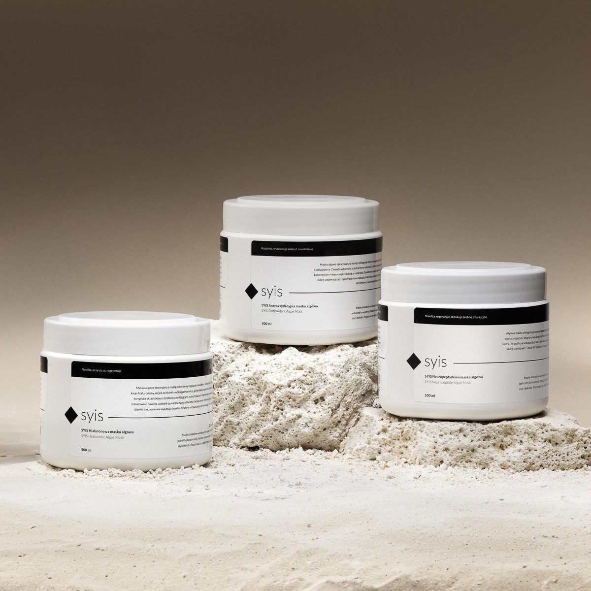 Syis Hyaluronihappo merilevänaamio 500 ml Syis Hyaluronihappo merilevänaamio 500 ml