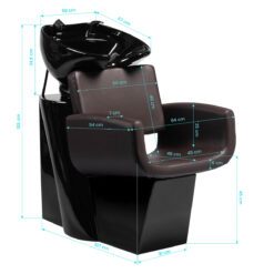 Gabbiano Mataro kampaamon pesupaikka, ruskea