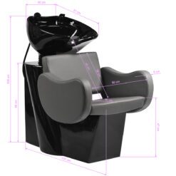 Gabbiano Sevilla kampaamon pesupaikka, harmaa