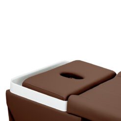 Gabbiano Head Spa Maldives kampaamon pesupaikka ja hoitovuode, ruskea