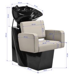 Gabbiano Bilbao kampaamon pesupaikka, harmaa