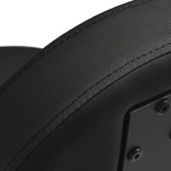 Gabbiano D026 kampaamojakkara selkänojalla, musta