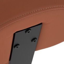 Gabbiano D026 kampaamojakkara selkänojalla, ruskea