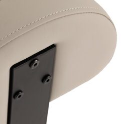 Gabbiano D026 kampaamojakkara selkänojalla, harmaa