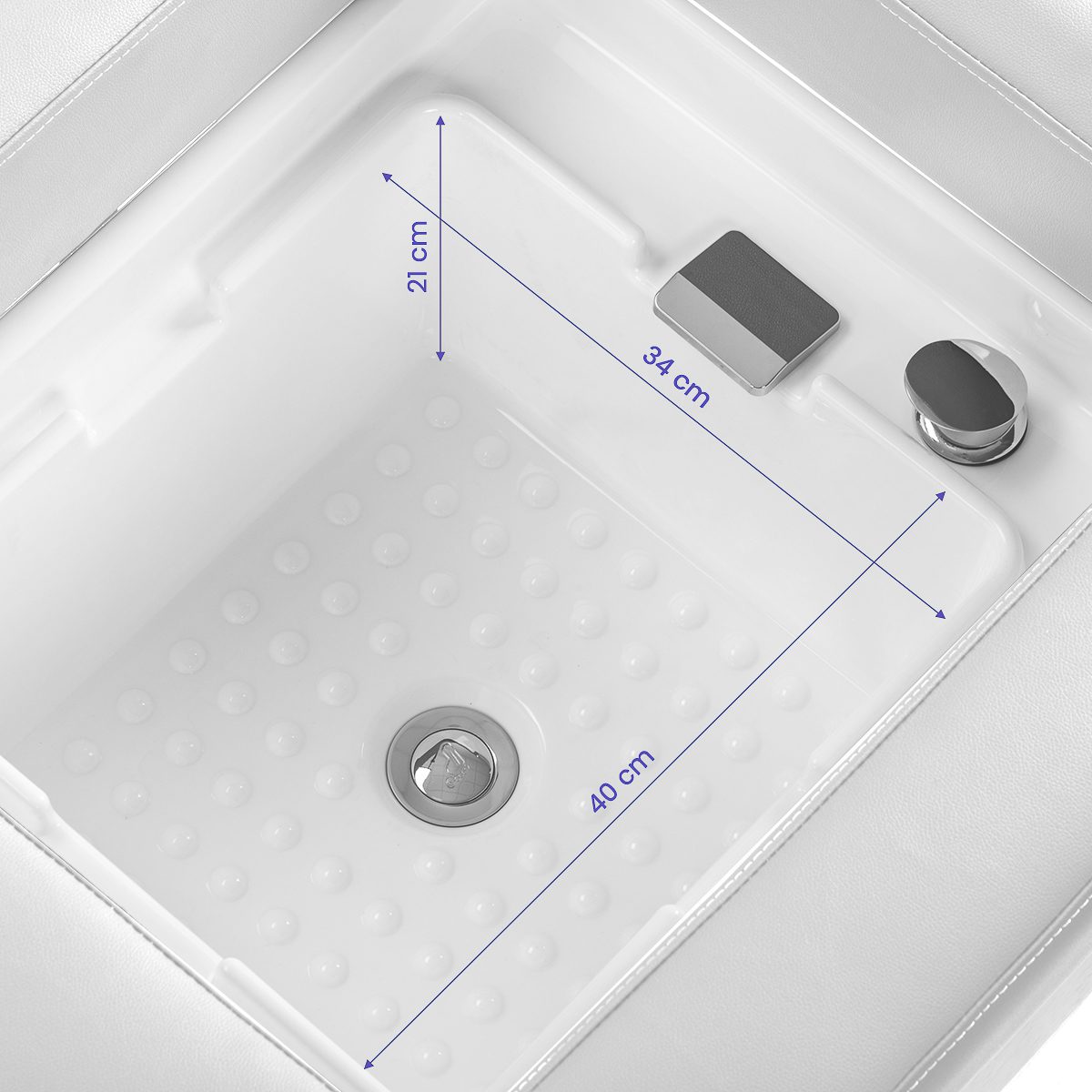 Gabbiano Head Spa Bali -pesupeti, valkoinen Gabbiano Head Spa Bali -pesupeti, valkoinen