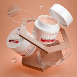 CLARESA HARD&EASY RAKENNUSGEELI Light Beige 12g