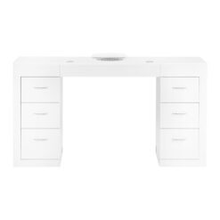 Kynsipöytä 324 kynsipölynimurilla, valkoinen