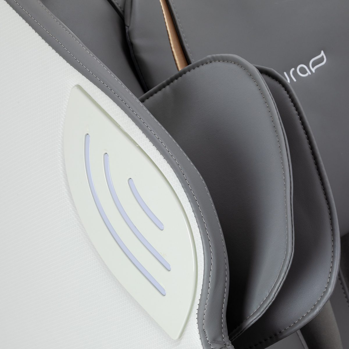 Sakura Maximus 809 3D-hierontatuoli harmaa-valkoinen Sakura Maximus 809 3D-hierontatuoli harmaa-valkoinen