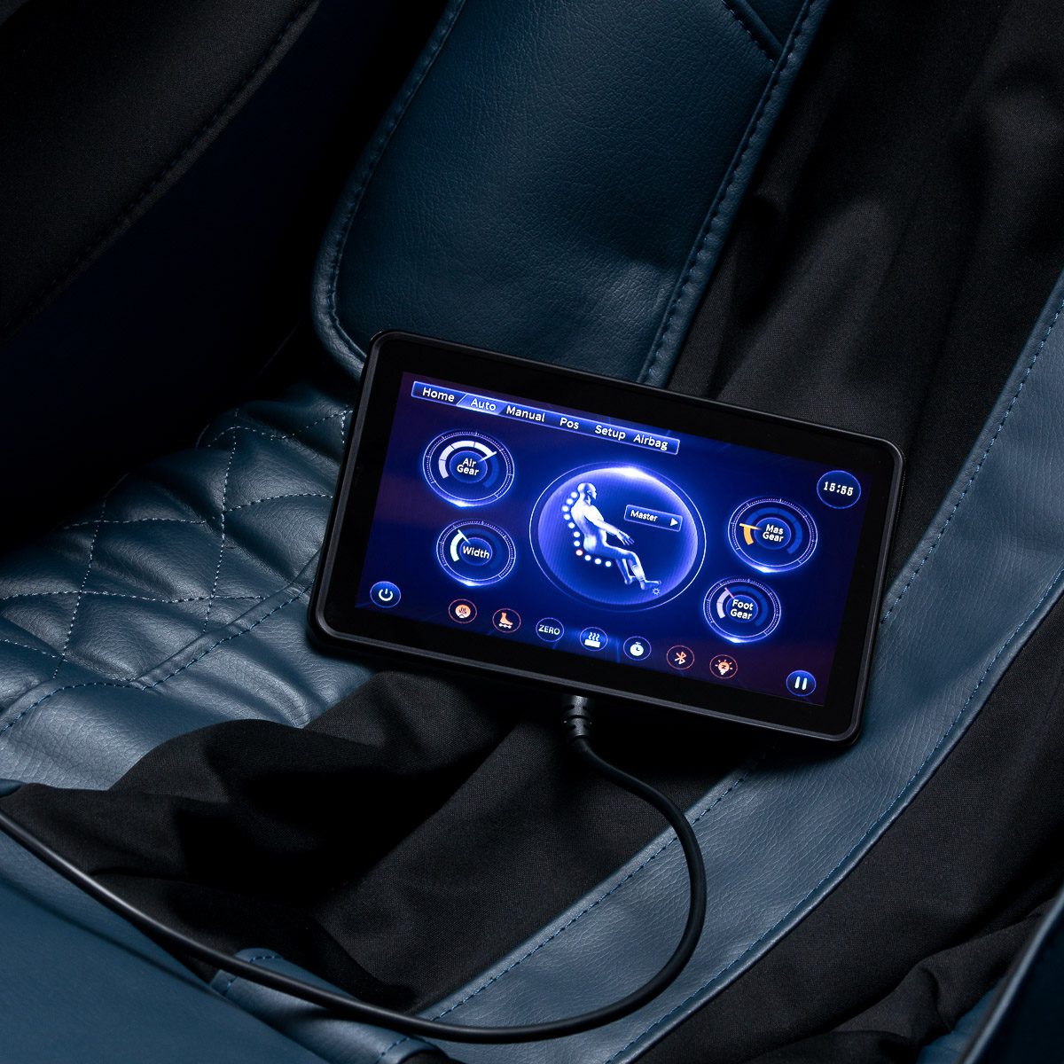 Sakura Maximus 809 3D-hierontatuoli harmaa-sininen Sakura Maximus 809 3D-hierontatuoli harmaa-sininen