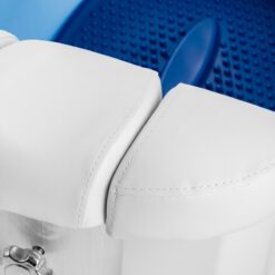 Pedikyyrisetti Azzurro: jalkakylpyallas hieronnalla ja hoitovaunu, valkoinen