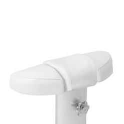 Pedikyyrisetti Azzurro: jalkakylpyallas hieronnalla ja hoitovaunu, valkoinen