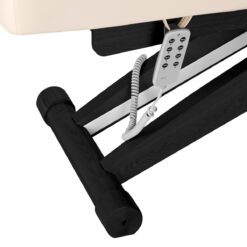 SPA-hoitopöytä Sillon Siesta, kermanvaalea, musta jalusta