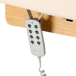 SPA-hoitotuoli Sillon Siesta, kermanvaalea, vaaleanruskea jalusta.