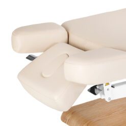 SPA-hoitopöytä Sillon Relax, kermanvaalea, vaaleanruskea jalusta