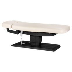 SPA-hoitopöytä Sillon Relax, kermanvaalea, musta jalusta