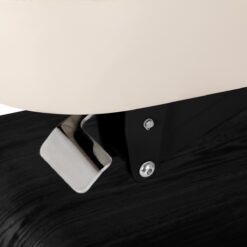 SPA-hoitopöytä Sillon Relax, kermanvaalea, musta jalusta