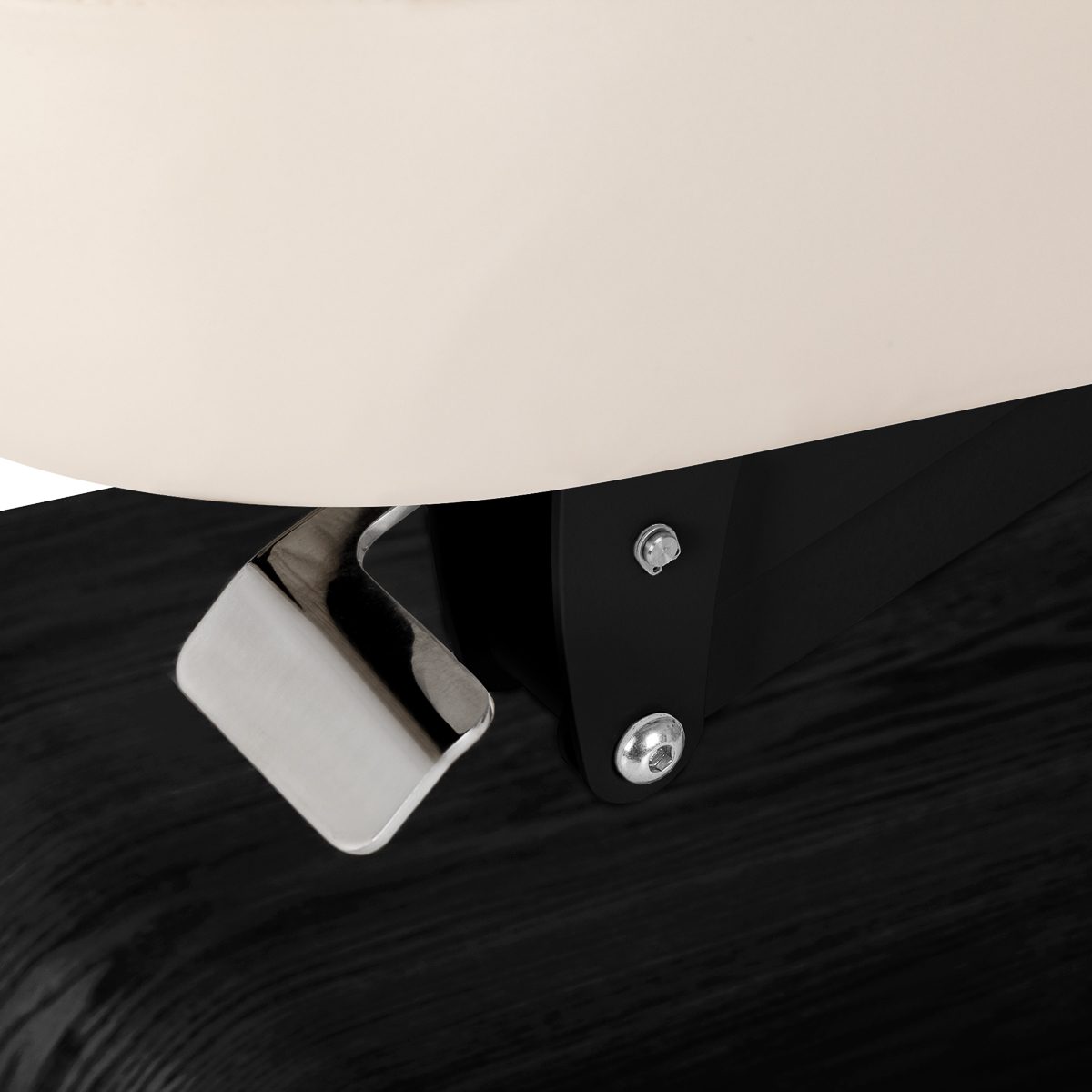 SPA-hoitopöytä Sillon Relax, kermanvaalea, musta jalusta SPA-hoitopöytä Sillon Relax, kermanvaalea, musta jalusta