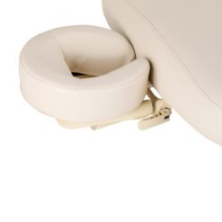 SPA-hoitopöytä Sillon Comfort, kermanvaalea, vaaleanruskea jalusta