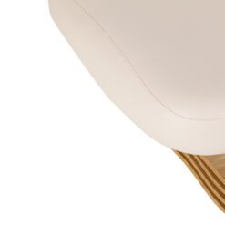 SPA-hoitopöytä Sillon Comfort, kermanvaalea, vaaleanruskea jalusta