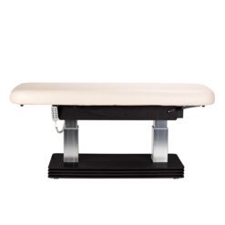 SPA-hoitopöytä Sillon Comfort, kermanvaalea, musta jalusta
