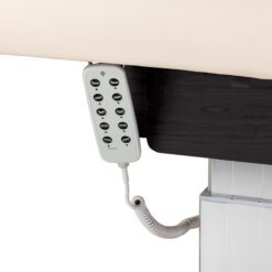 SPA-hoitopöytä Sillon Comfort, kermanvaalea, musta jalusta